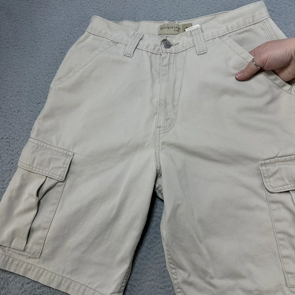 Levis Silvertab Cargo Shorts Men's 32 Utility‎ Pockets Outdoor Baggy 90s Y2K